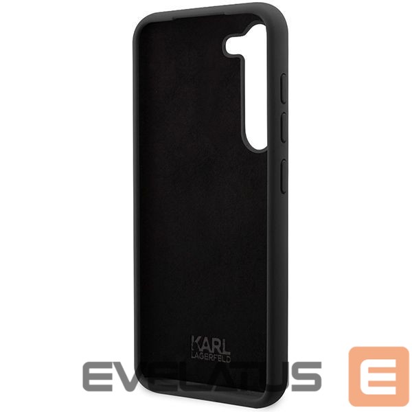 Nugarėlės dėklai Karl Lagerfeld Karl Lagerfeld Silicone Ikonik Case for Samsung Galaxy S23+ - Black