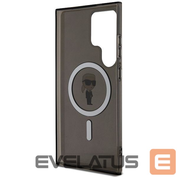 Aizmugurējais vāciņš Karl Lagerfeld Karl Lagerfeld IML Ikonik MagSafe Case for Samsung Galaxy S24 Ultra - Black