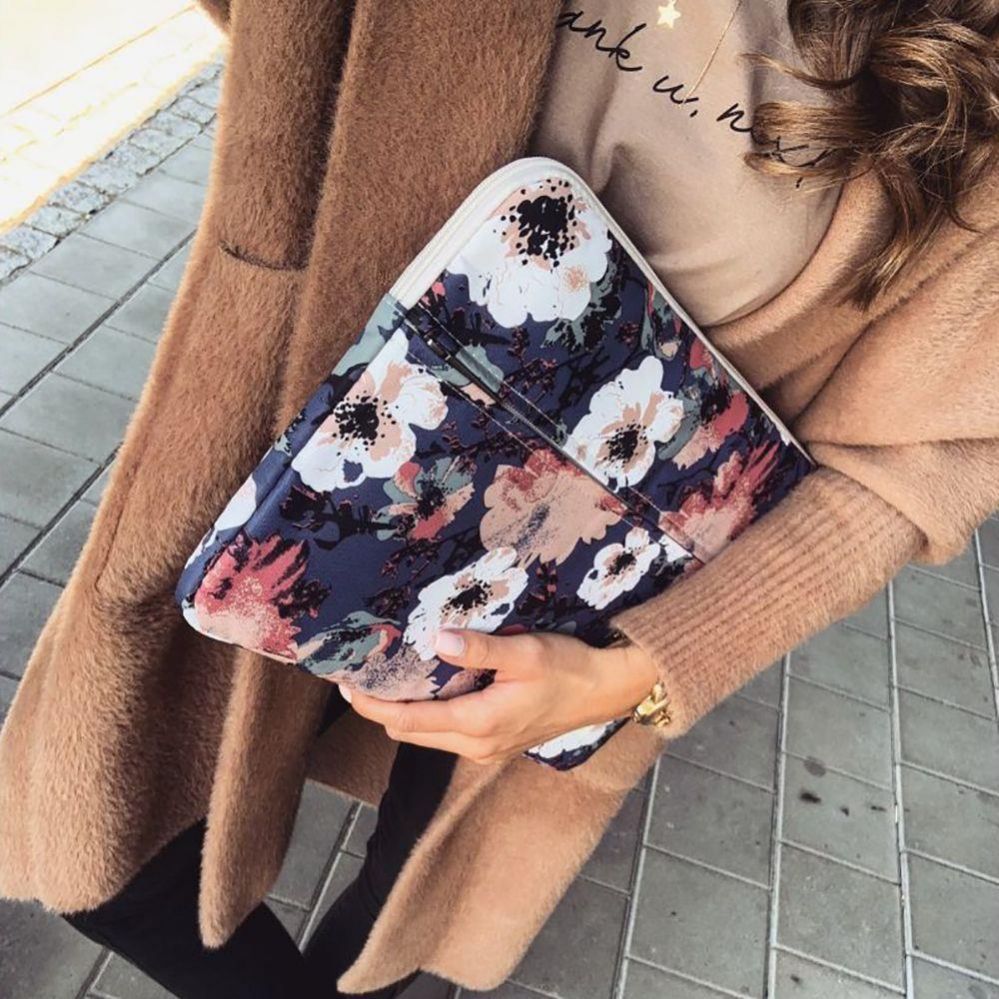 Sülearvuti kott Canvaslife Canvaslife Sleeve for 13-14'' Laptop - White and Pink