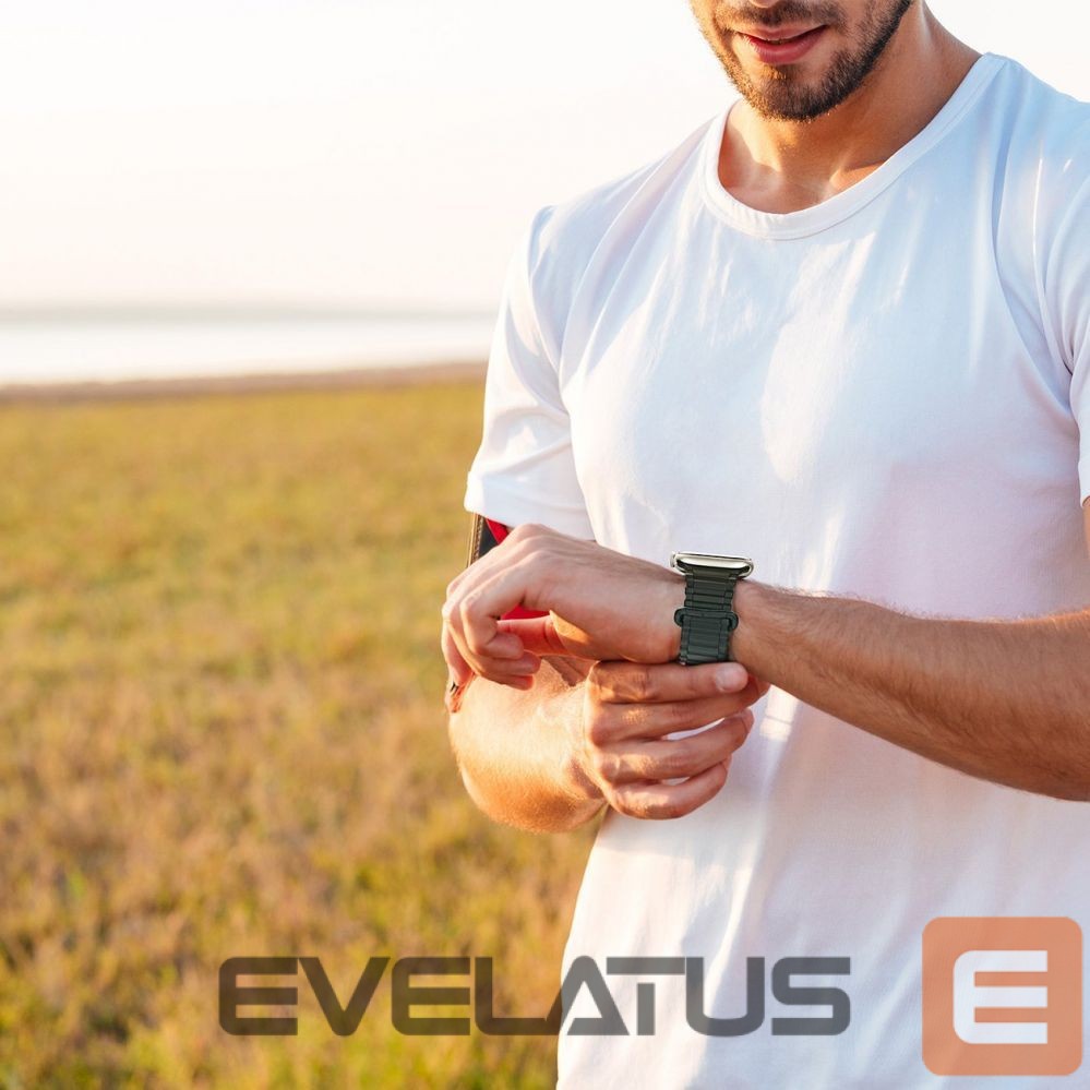 Rihm Dux Ducis Dux Ducis Strap (Armor Version) Apple Watch SE strap, 9, 8, 7, 6, 5, 4, 3, 2, 1 (41, 40, 38 mm) silicone magnetic strap bracelet green