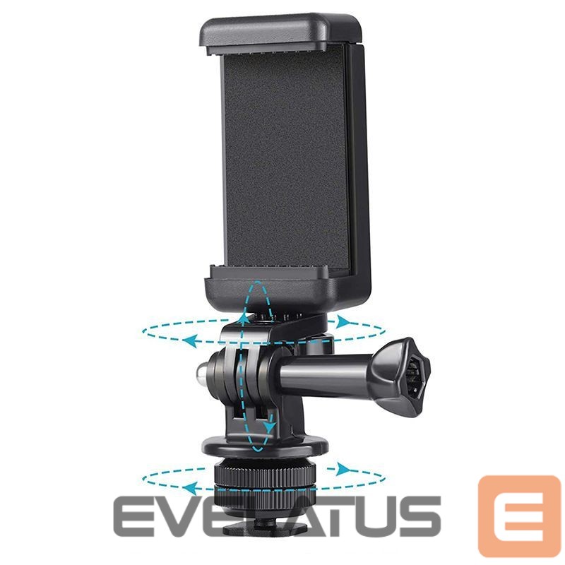 Kaameratarvik Hurtel Phone/Sports Camera Holder with Adapter - Black