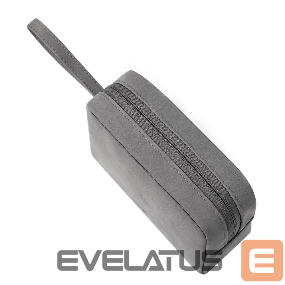 Back panel cover Baseus Baseus EasyJourney Series small travel bag phone pouch, headphones and other small items gray