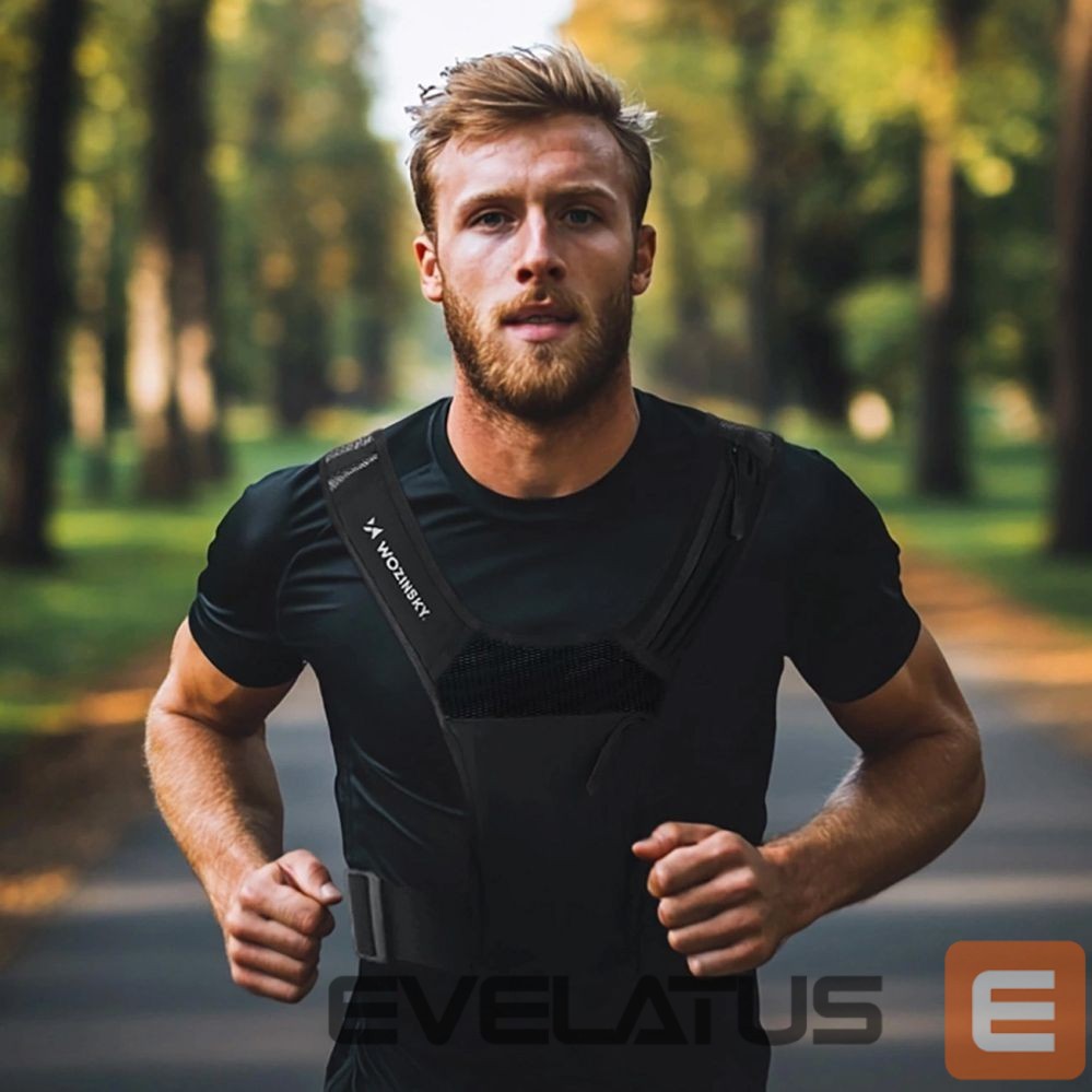 The others Wozinsky Wozinsky WKDB1 Reflective Running Vest - Black