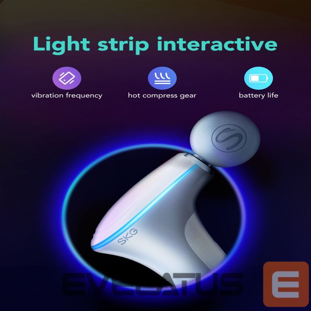 Masāžas ierīces SKG SKG F5-EN massage gun for the whole body - white