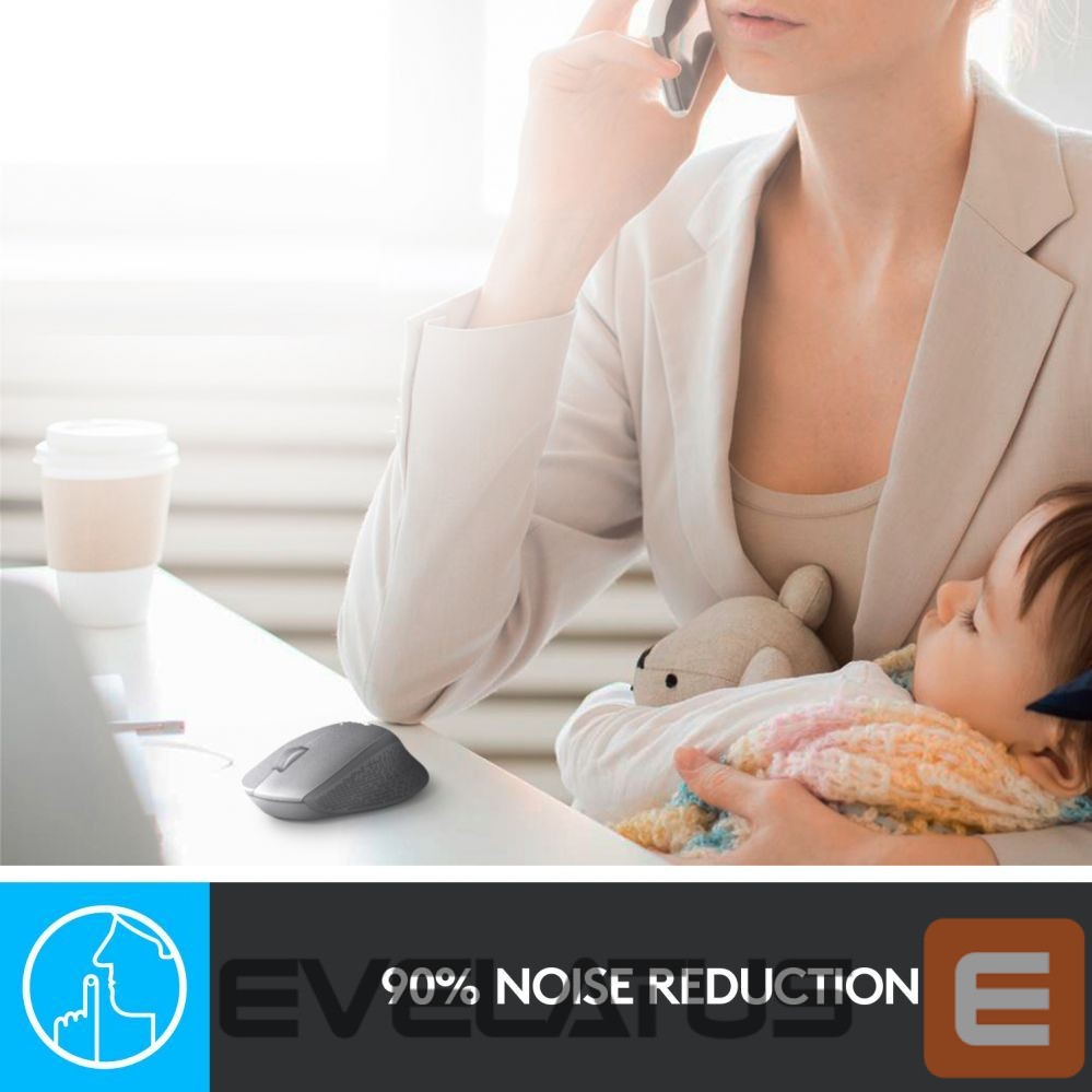 Datora pele Logitech | Mouse | M330 Silent Plus | Wireless | Black