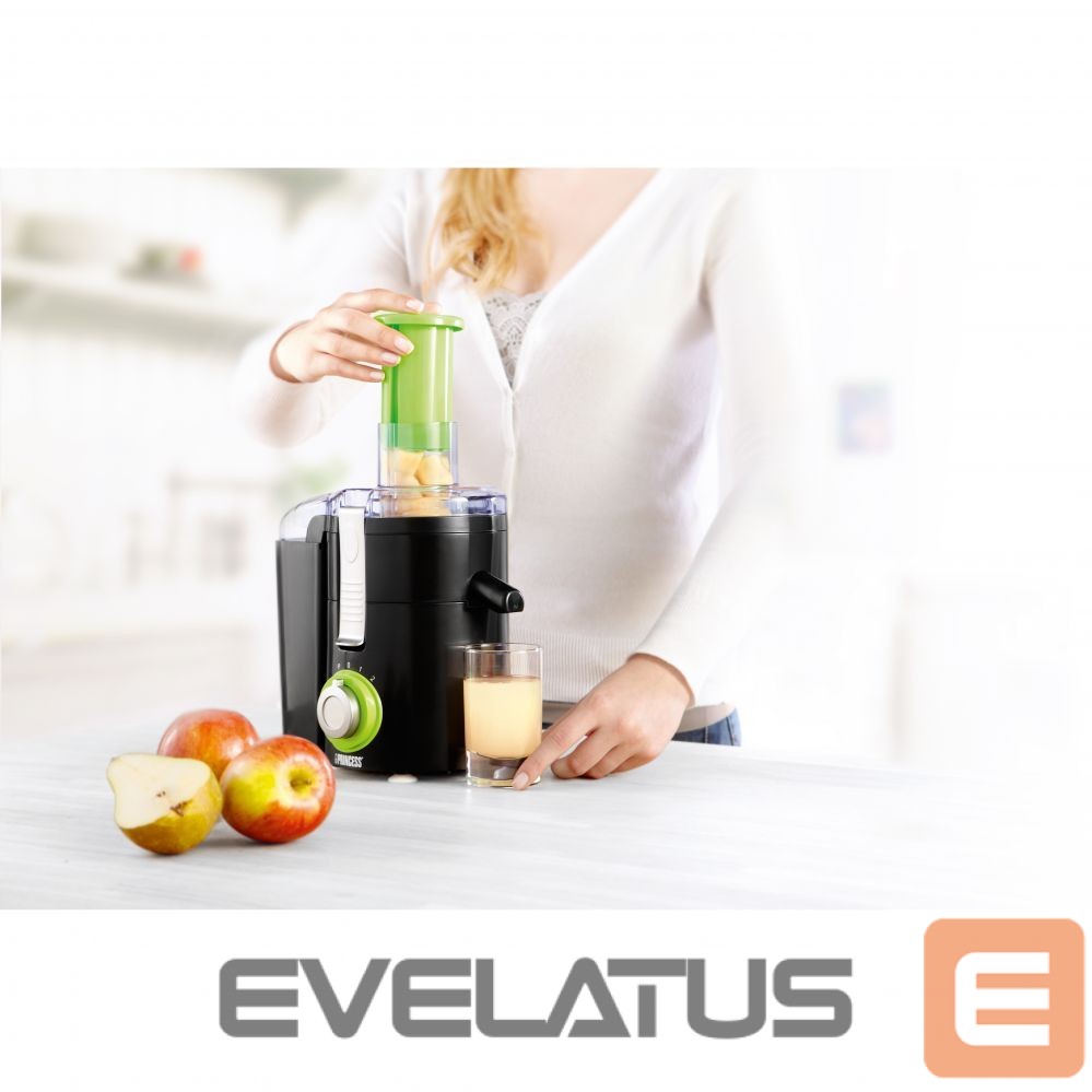 Cita mazā sadzīves tehnika Princess 202040 Juice Extractor, 250 W, Black/Green