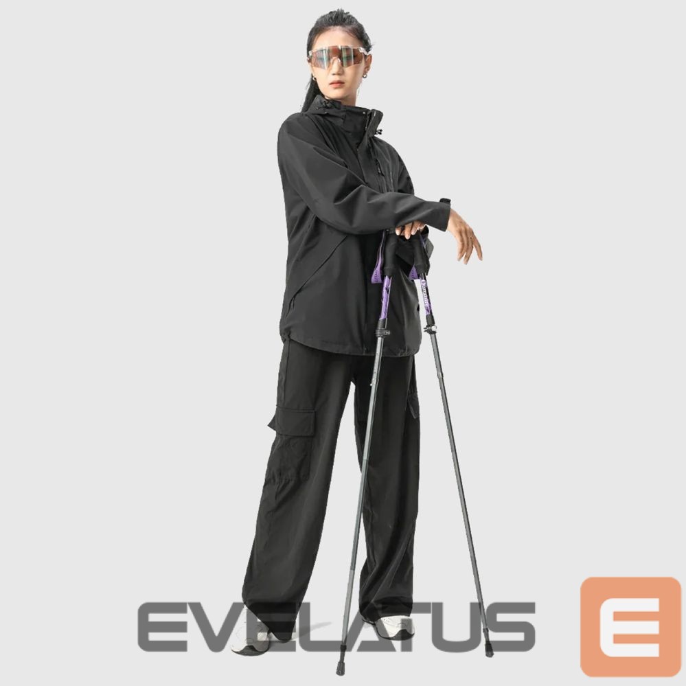 Citas preces Qunature Qunature Nordic Walking Trekking Poles Aluminum 110 - 130 cm - Purple