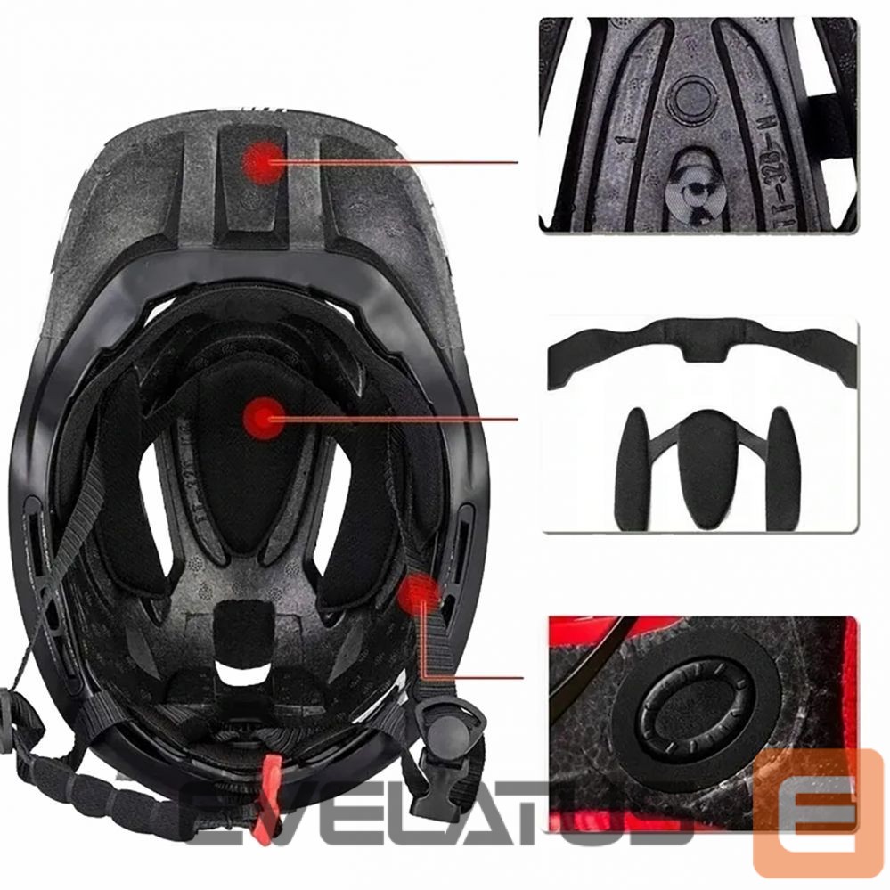 Cita prece Rockbros Rockbros TT-32SBPP-S children's bicycle helmet with detachable chinbar, size S - purple-pink