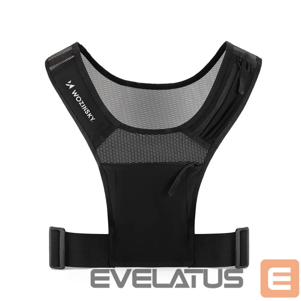 The others Wozinsky Wozinsky WKDB1 Reflective Running Vest - Black