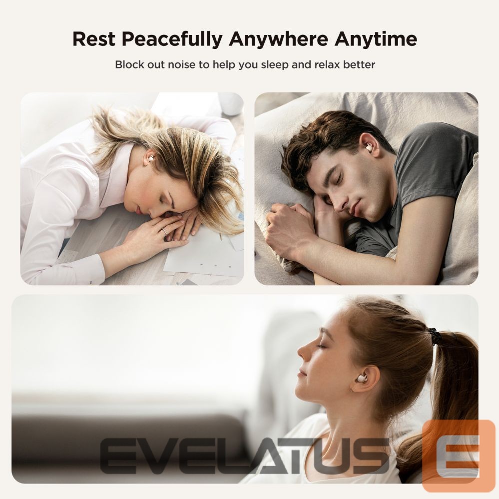 Kõrvaklapid Joyroom Joyroom JR-TS1 Cozydots Series TWS headphones with Bluetooth 5.3 and noise cancellation - white