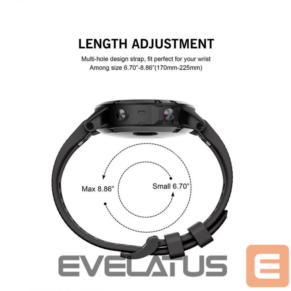 Siksniņa Tech-Protect Tech-Protect Smooth case for Garmin Fenix 5 / 6 / 6 Pro / 7 - black