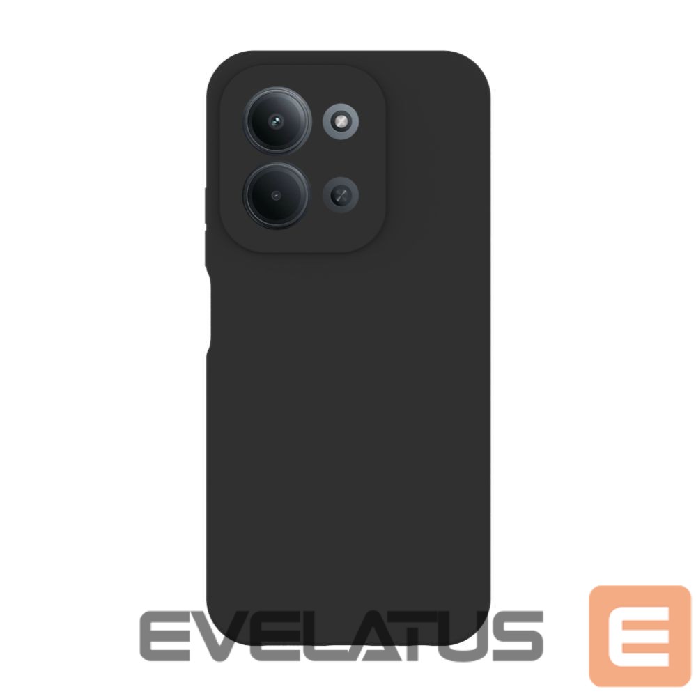Back panel cover Evelatus Xiaomi Redmi 15C 4G/5G Premium Magnetic Soft Touch Silicone Case Black