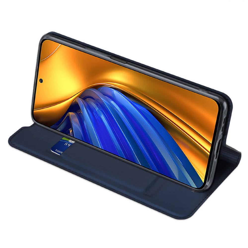 Tagakaaned Dux Ducis Dux Ducis Skin Pro Holster Cover Flip Cover for Xiaomi Poco F4 5G blue