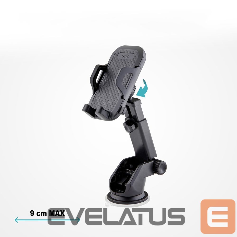 Auto holder SBS SBS TEHWSUPWIND smartphone holder telescopic with suction cup - black