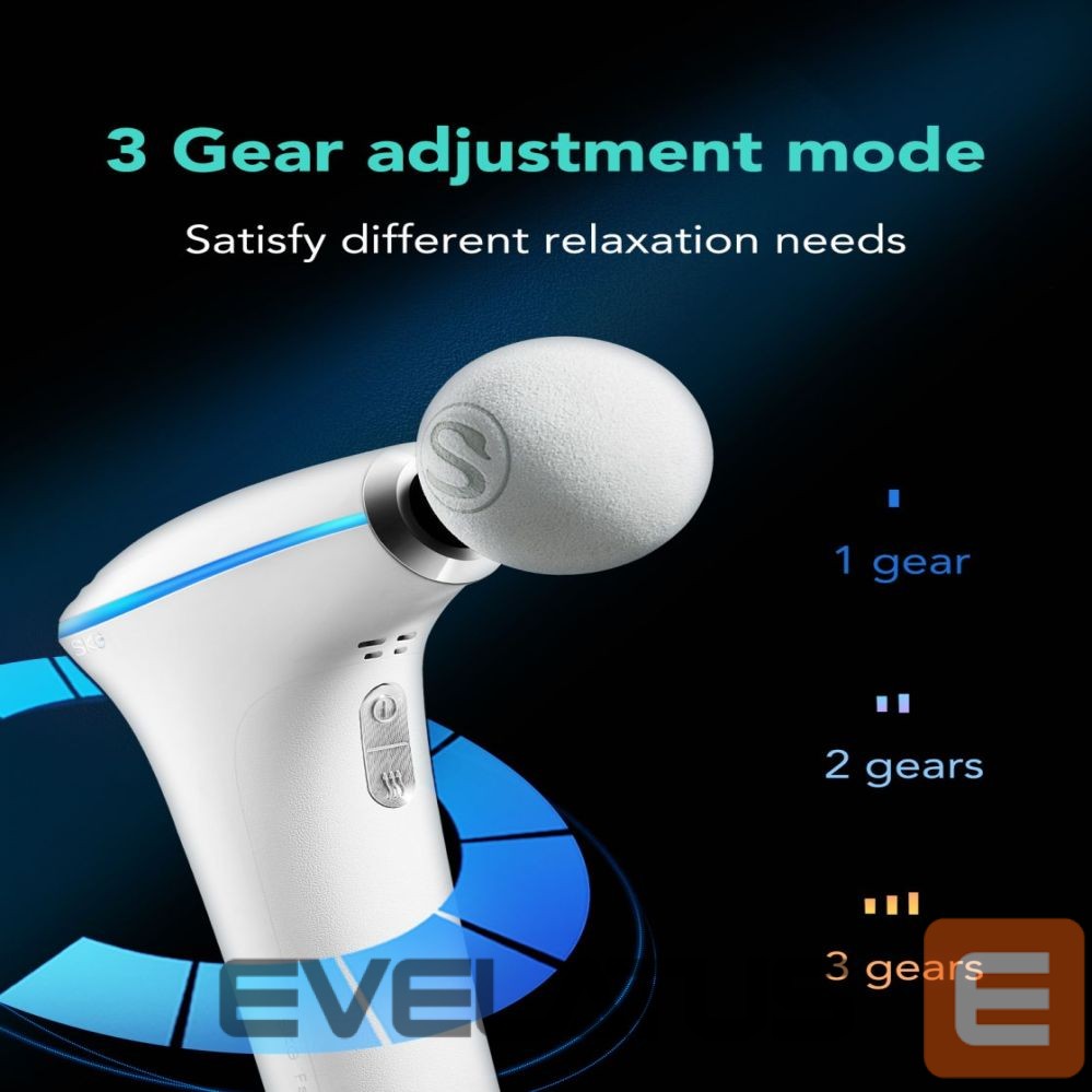 Masāžas ierīces SKG SKG F5-EN massage gun for the whole body - white