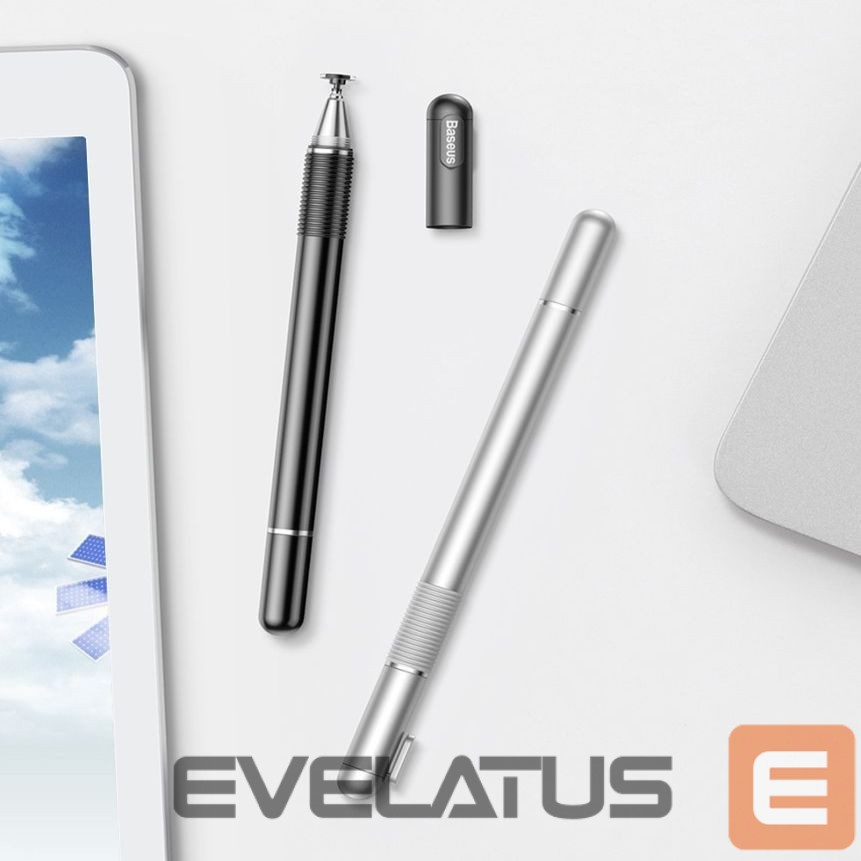 Puutepliiats Baseus Baseus Golden Cudgel ACPCL-0S double-sided stylus for tablets, phones with gel pen - silver