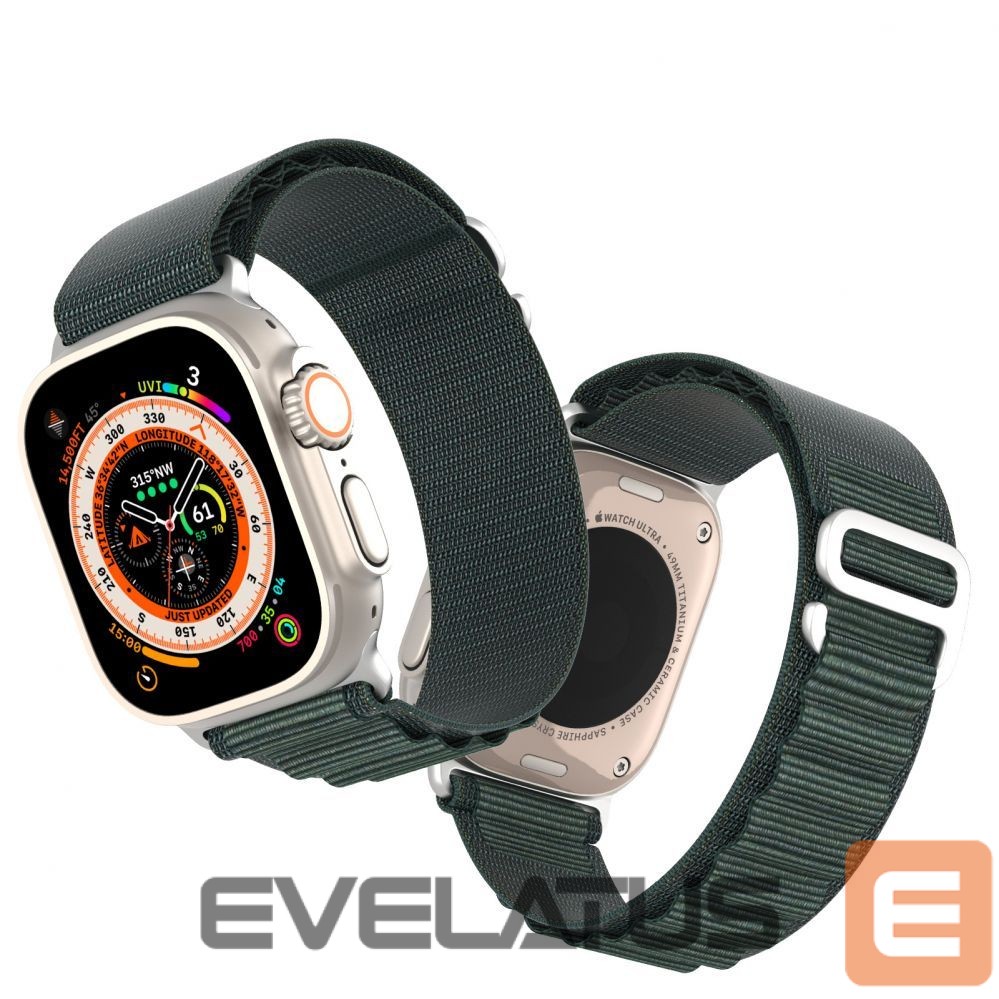 Strap Dux Ducis Sport strap with buckle for Apple Watch 9 / 8 / 7 / 6 / SE / 5 / 4 / 3 / 2 / 1 (41, 40, 38 mm) Dux Ducis Strap GS Version - green Green