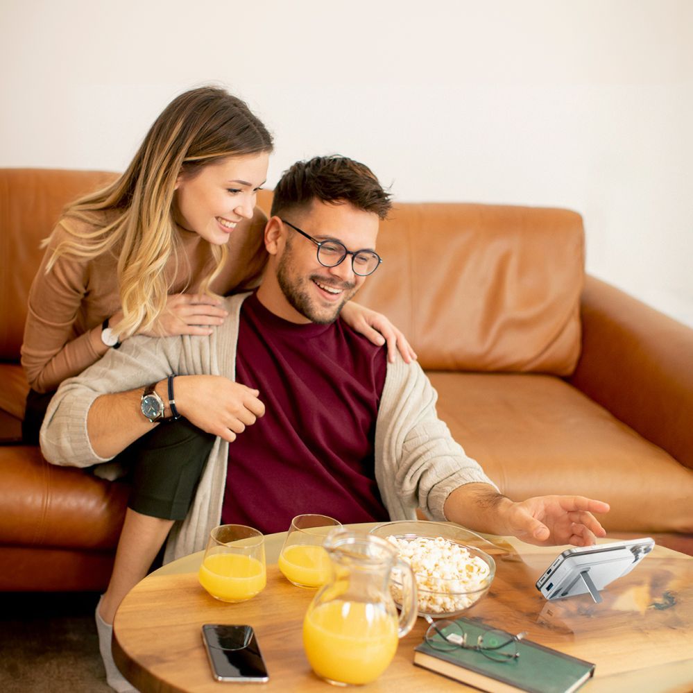 Väline aku Wozinsky Powerbank Wozinsky WLWP-10KA0Y3WS 22.5W PD Qi2 10000 mAh, with stand, 1x USB-A, 1x USB-C - white