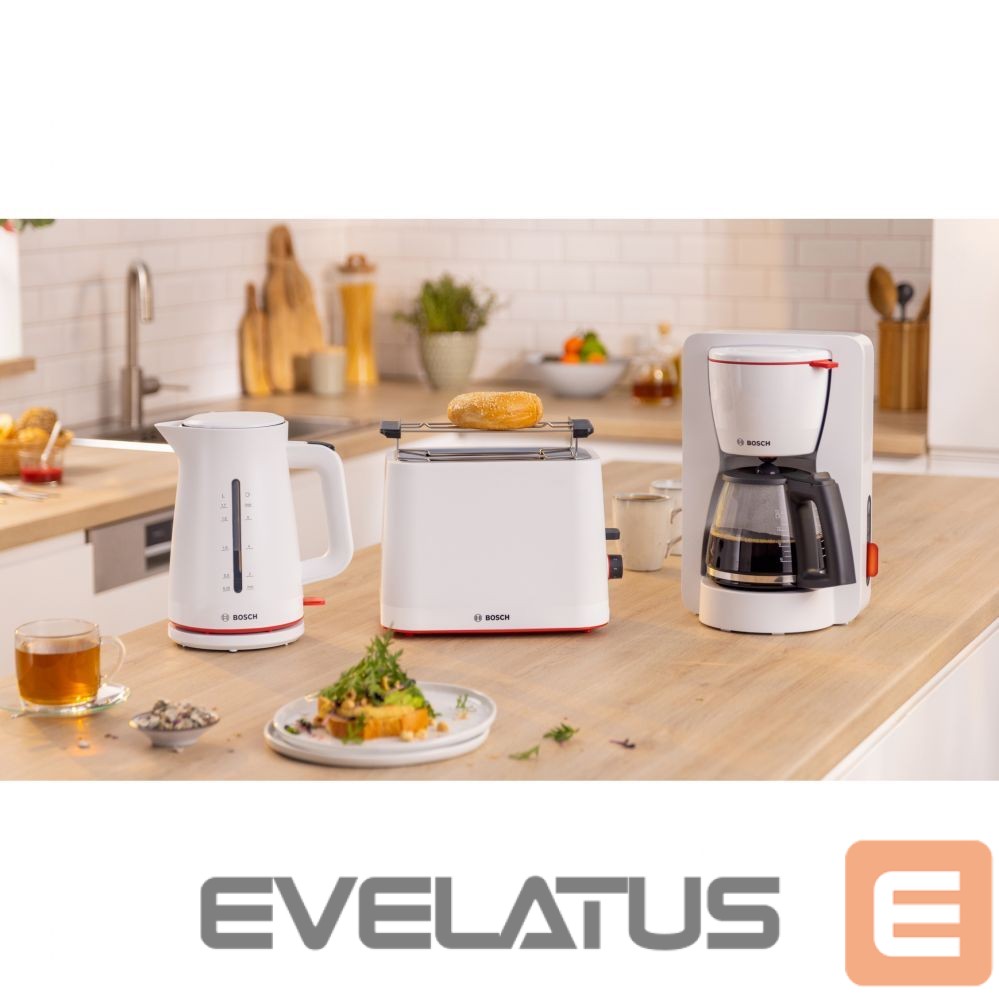 Röster Bosch Compact Toaster | TAT3M121 MyMoment | Number of slots 2 | Housing material Plastic | White