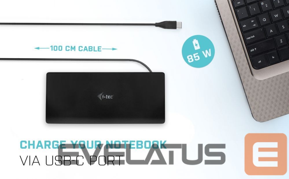 Computer accessories I-TEC I-TEC USB-C Quattro Docking Station 85W