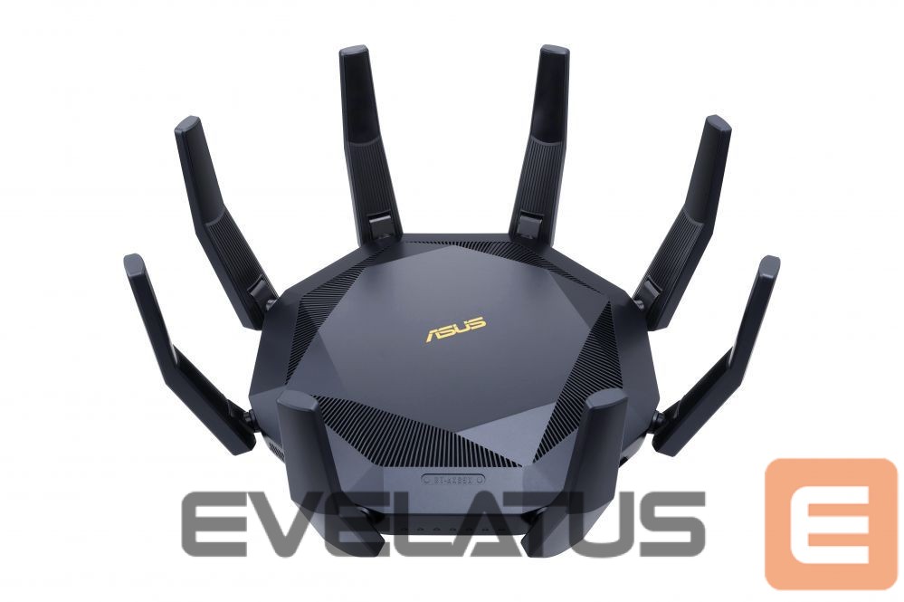 Routers Asus AX6000 Dual Band Router RT-AX89X 802.11ax, 10/100/1000 Mbit/s, Ethernet LAN (RJ-45) ports 8, Antenna type 8xExternal, 2xUSB 3.1 Gen 1