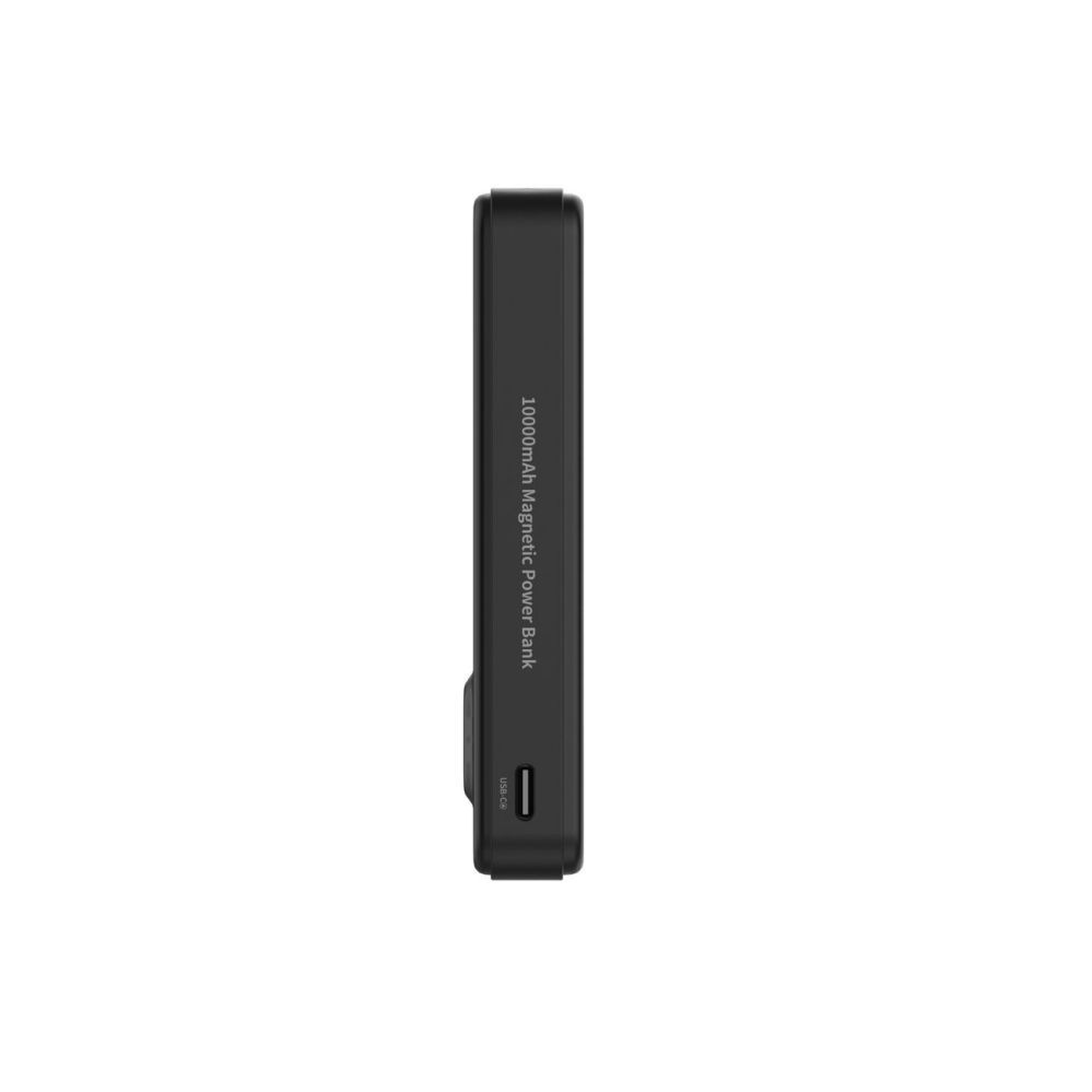 Ārējais akumulators Wozinsky Powerbank Wozinsky WLWP-10KA0Y3S 22.5W PD Qi2 10000 mAh, with stand, 1x USB-A, 1x USB-C - black