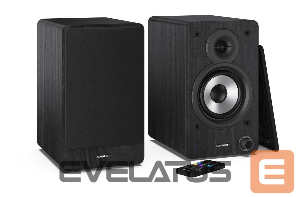Arvutikõlarid Sharp CP-SS30 Bookshelf Speakers, Black