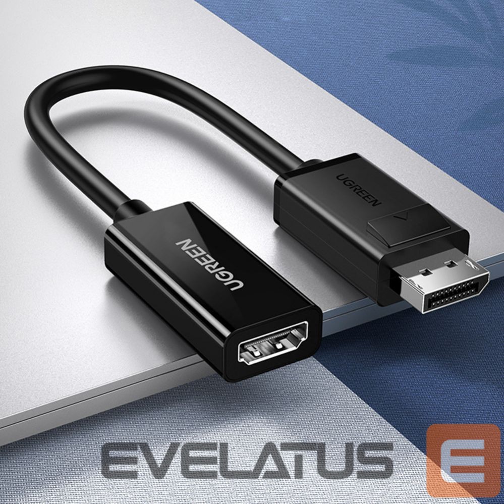 Cable Ugreen MM137 40363 DisplayPort (Male) to HDMI (Female) 4K/1080p Adapter - Black Black