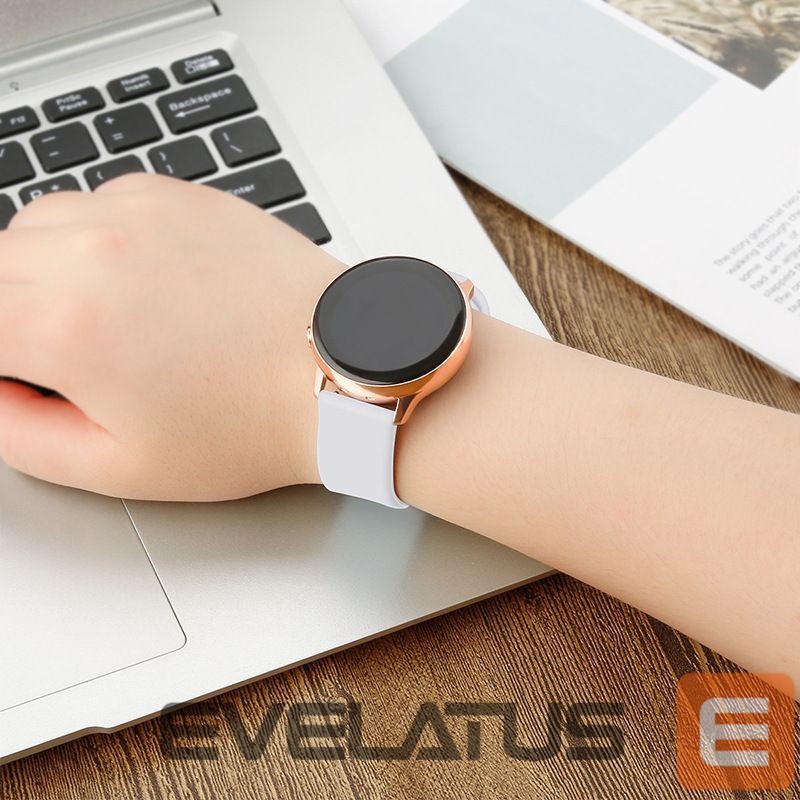 Rihm Hurtel Silicone Strap TYS band for Samsung Galaxy Watch 40 / 41 / 42 / 43 / 44 mm - dark blue