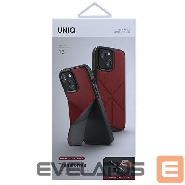 Nugarėlės dėklai UNIQ Uniq Transforma MagSafe case for iPhone 13 - red