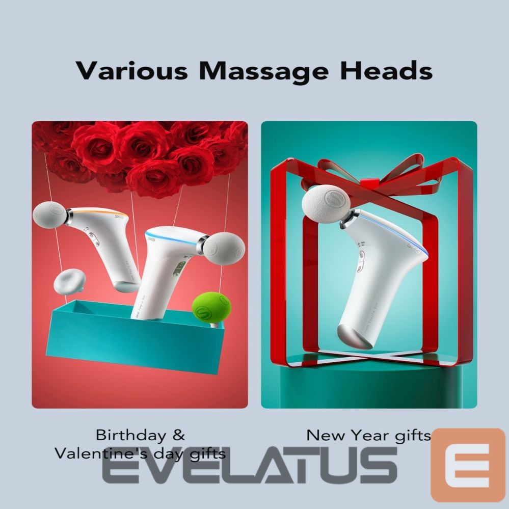 Masāžas ierīces SKG SKG F5-EN massage gun for the whole body - white