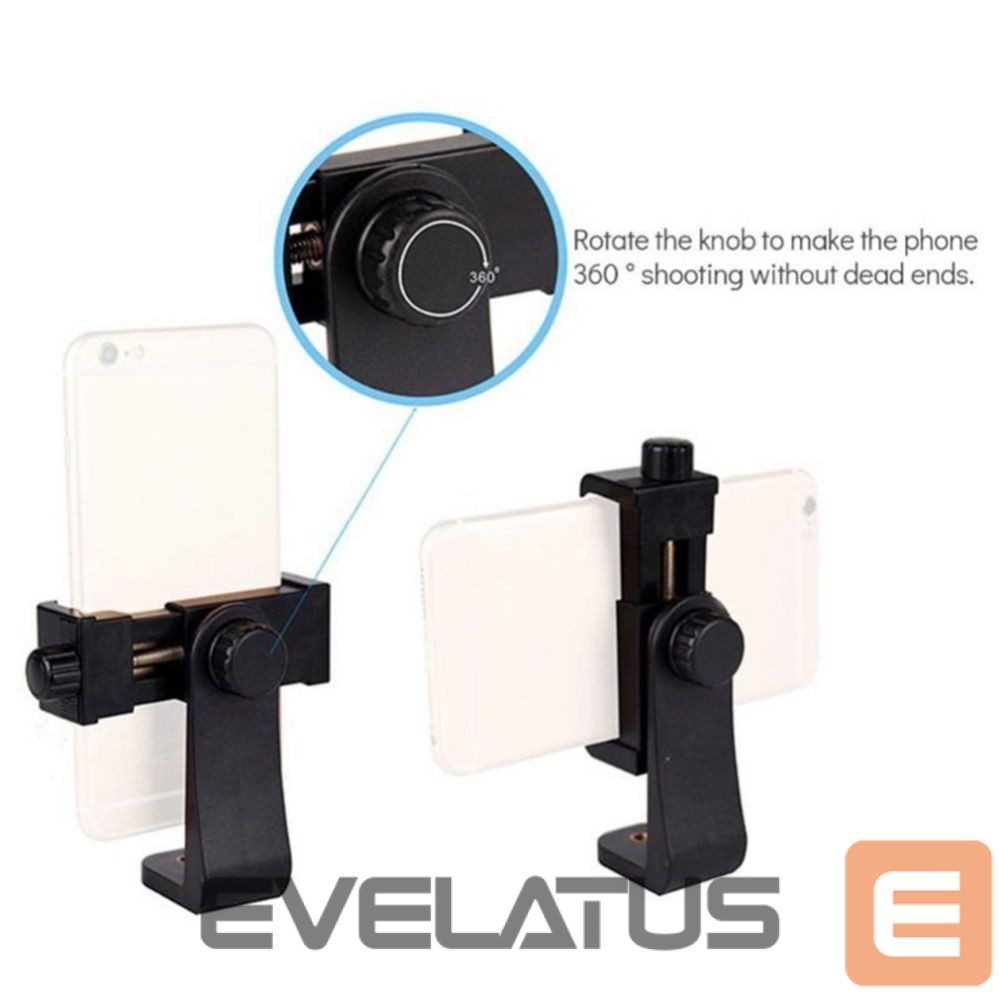 Camera accessory Hurtel Adjustable harness for a sports camera with a rotating tripod and a phone stand