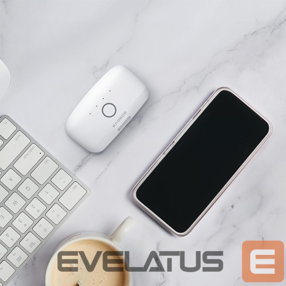 Power bank BoboVR BoboVR B2 external battery for BoboVR M1 / M2 / M3 wristbands 5200mAh - white