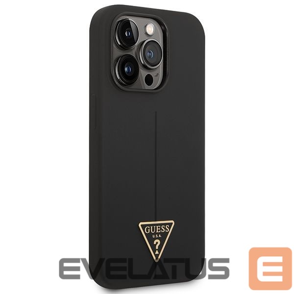 Tagakaaned Guess Guess GUHCP14XSLTGK iPhone 14 Pro Max 6.7" black/black hardcase Silicone Triangle