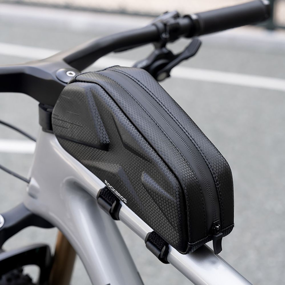 Jalgratta tarvik Rockbros Rockbros Bike Bag, Rigid, Frame, Top Tube, 1.4l - Black