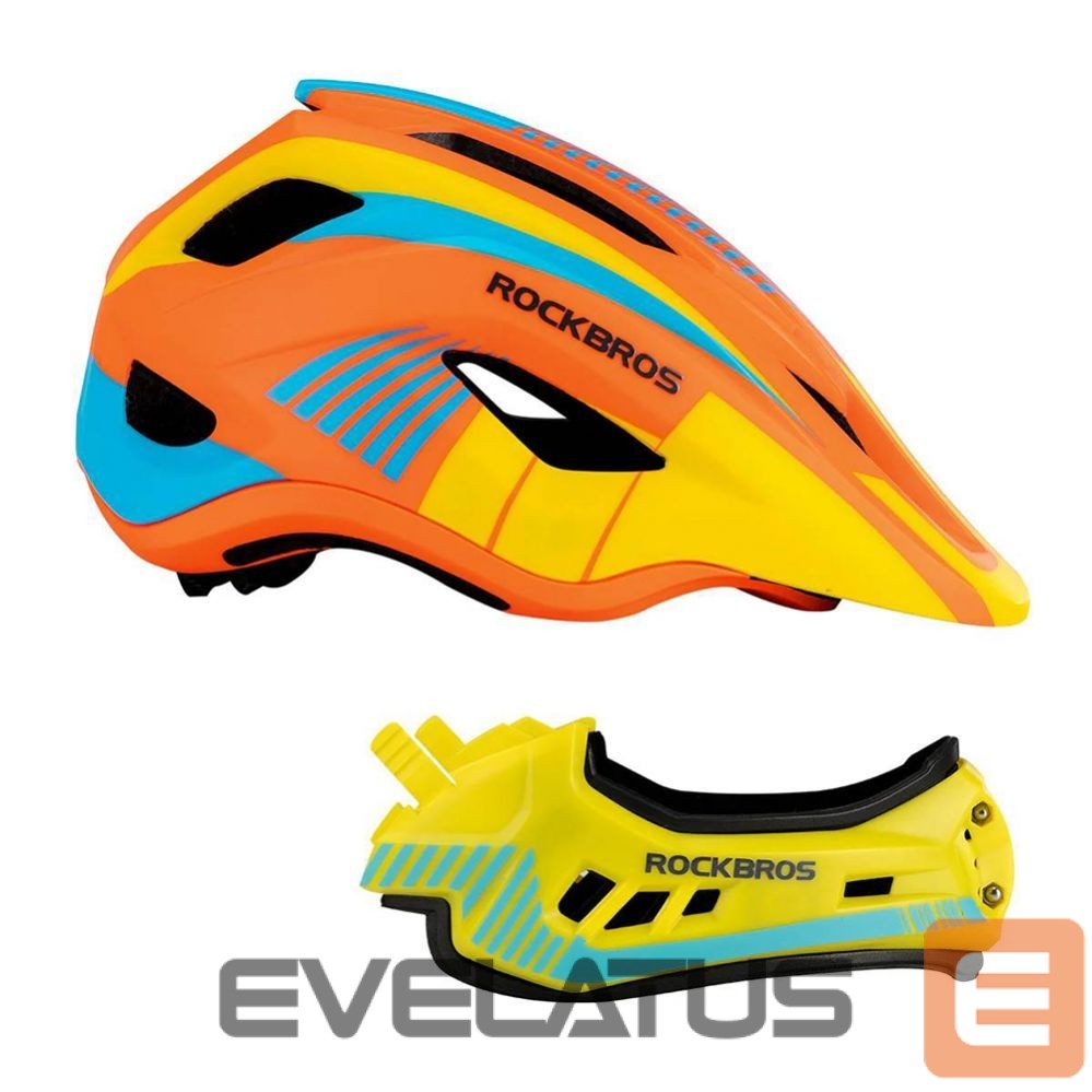 Teine toode Rockbros Children's bicycle helmet with detachable visor Rockbros TT-32SOYB-S size S - yellow-orange