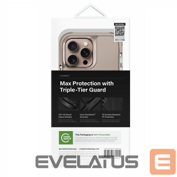 Other Phone Accessory UNIQ Uniq Combat iPhone 16 Pro Max 6.9" Magclick Charging case gold/taupe gold