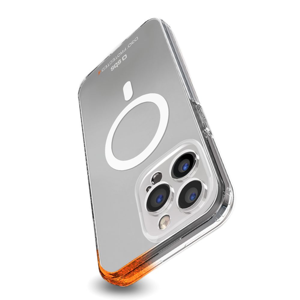 Nugarėlės dėklai SBS SBS D3O MagSafe Case for iPhone 15 Pro - Clear