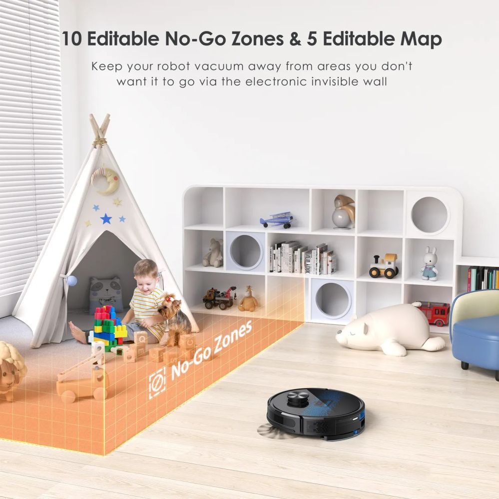 Tolmuimeja Lubluelu SL60 Plus Cleaning Robot Black