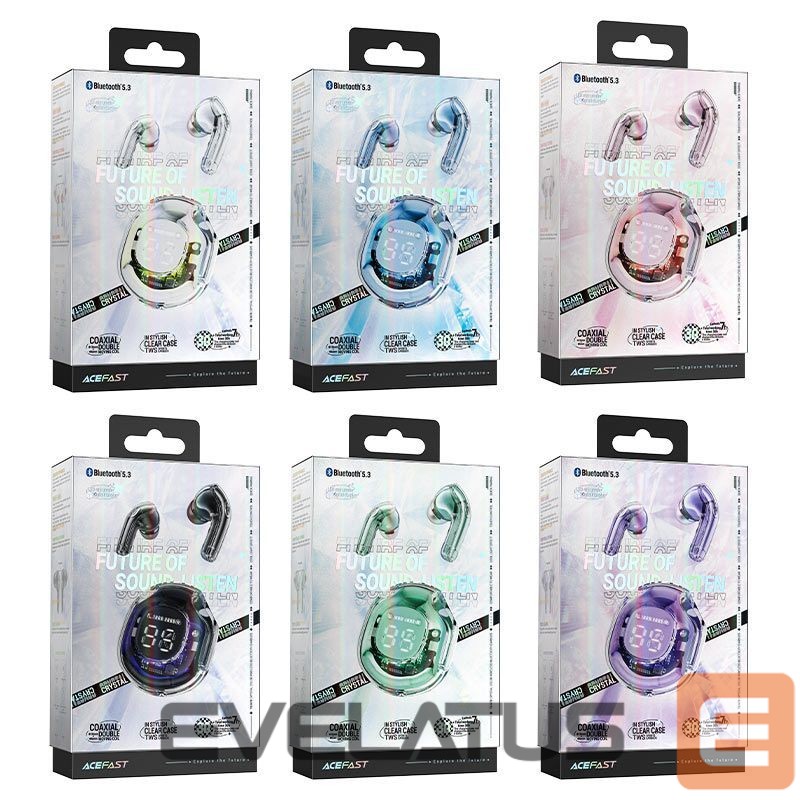 Wired headphones Acefast Acefast T8 TWS Bluetooth Wireless Headphones - Light Blue