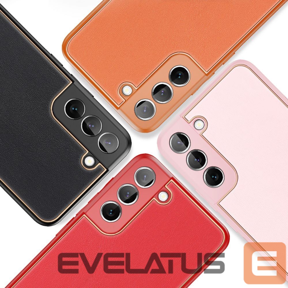 Back panel cover Dux Ducis Dux Ducis Yolo elegant cover made of ecological leather for Samsung Galaxy S22 + (S22 Plus) red