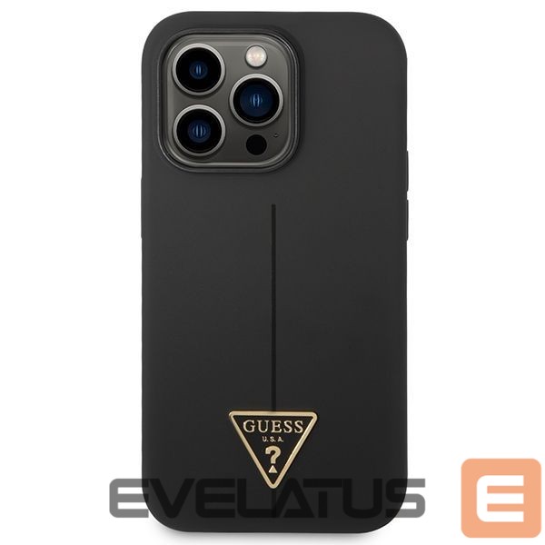 Tagakaaned Guess Guess GUHCP14XSLTGK iPhone 14 Pro Max 6.7" black/black hardcase Silicone Triangle