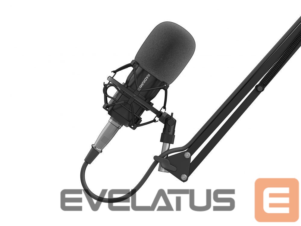 Cita datorprece Genesis Gaming Microphone Radium 300 Black, Wired