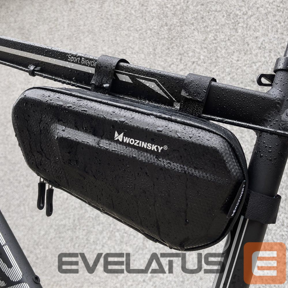 Jalgratta tarvik Wozinsky Wozinsky bike frame bag 1.5l black (WBB10BK)