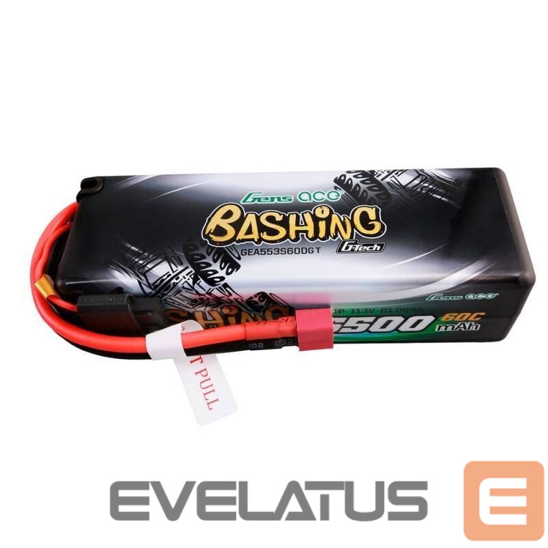 Serveru - Citi piederumi Gens ace Gens ace G-Tech 5500mAh 11.1V 3S1P 60C HardCase 15# car Battery