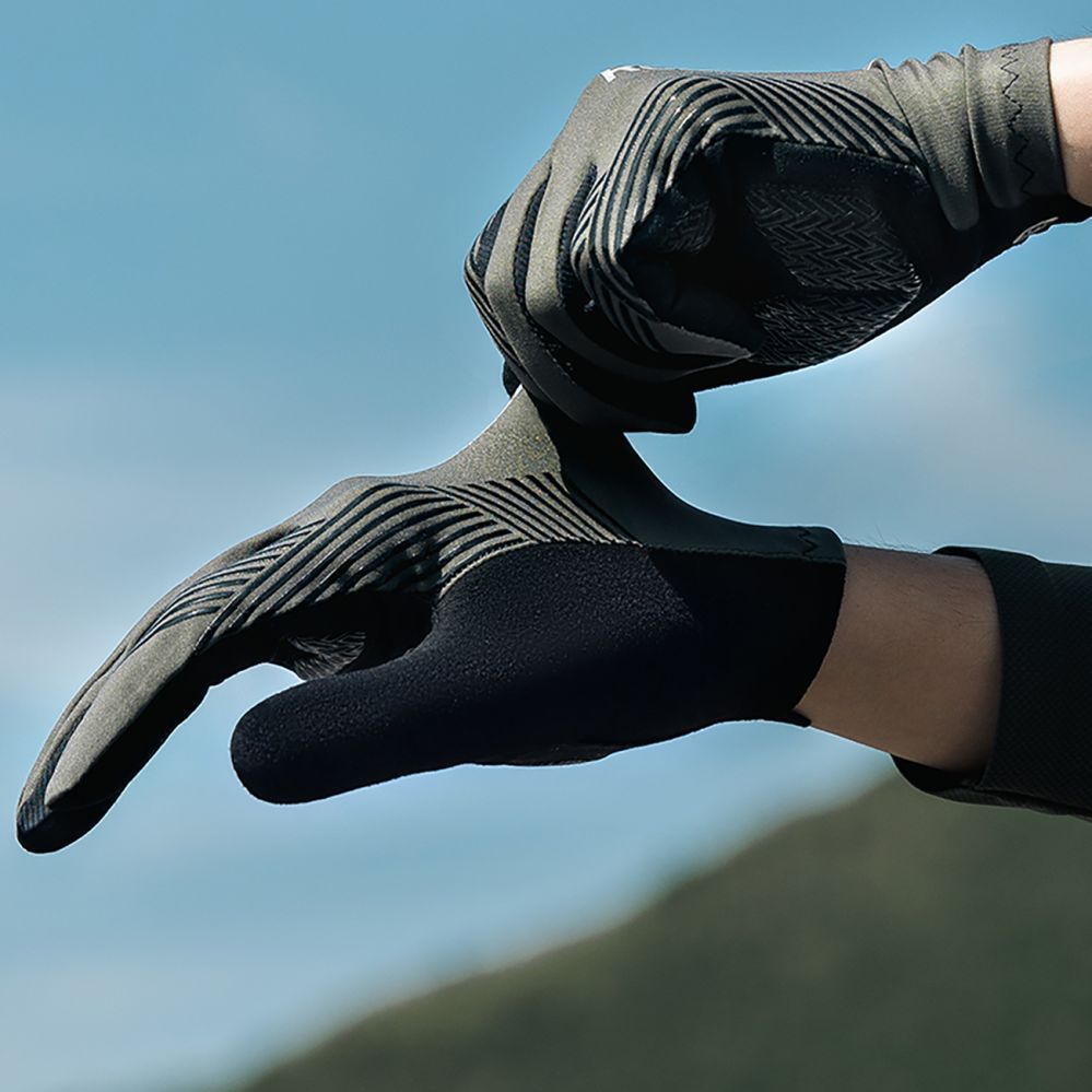 Jalgratta tarvik Rockbros Rockbros cycling gloves spring/summer/autumn, full, size: L - black