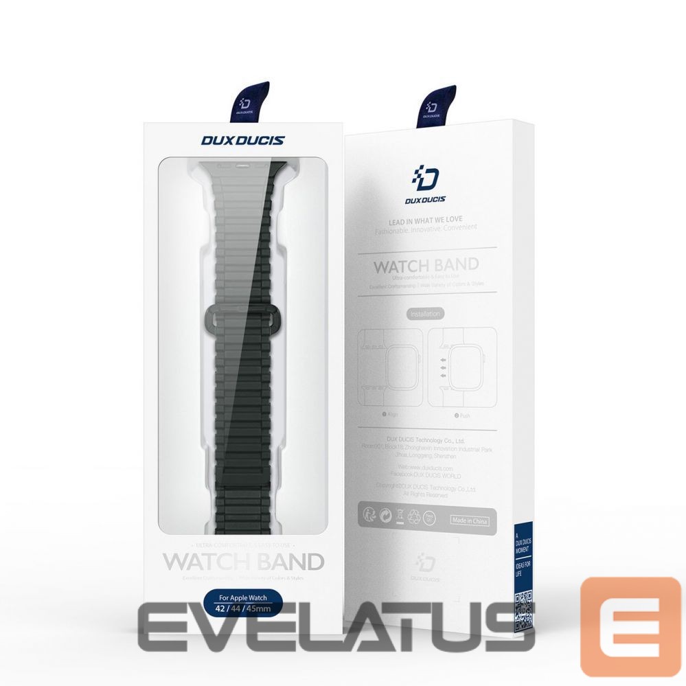 Strap Dux Ducis Dux Ducis Strap (Armor Version) strap Apple Watch Ultra, SE, 9, 8, 7, 6, 5, 4, 3, 2, 1 (49, 45, 44, 42 mm) silicone magnetic strap bracelet green