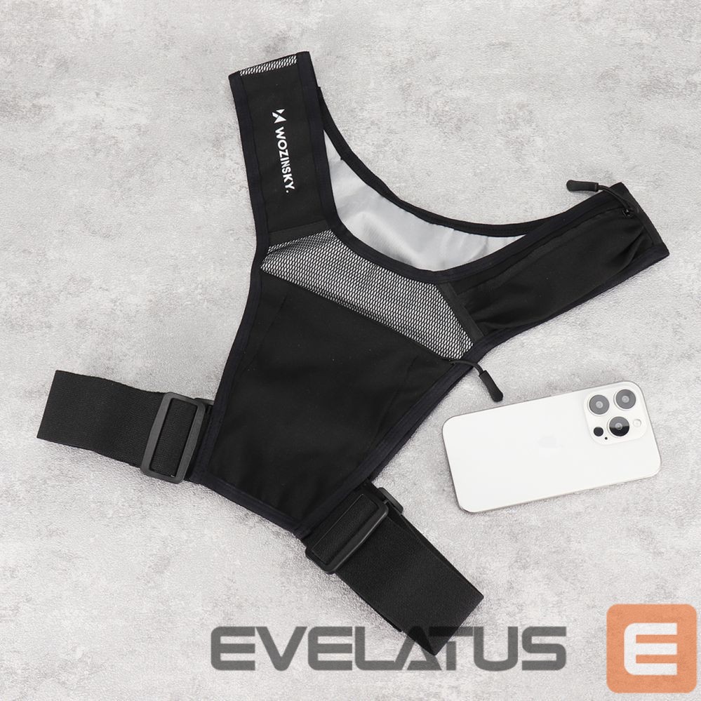 The others Wozinsky Wozinsky WKDB1 Reflective Running Vest - Black