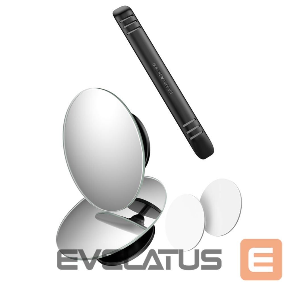 Autotarvikud Baseus Baseus Full-view Blind-spot Mirror 2x additional car side mirror convex blind spot black (ACMDJ-01)