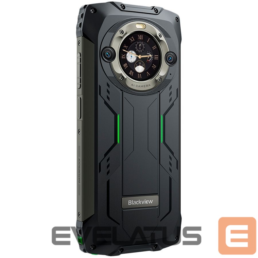 Smartphone Blackview Blackview Rugged BV9300Pro LTE 6.7" FHD+IPS 1080x2388 120Hz Corning 5 12GB+256GB MT6789V G99 Dual-display CAM Front 32MP Rear 64MP+8MP IP68/IP69K Waterproof NFC Fingerprint 15080mAh NO Charger Android 13 up to 15 Green Green